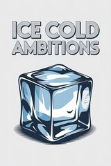 Ice Cold Ambitions: A Chilling Cube of Determination and Shadow