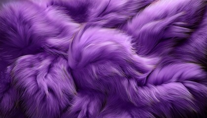 Fototapeta premium Soft Purple Faux Fur With Luxurious Texture And Depth