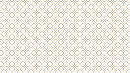 Fototapeta premium Elegant minimal geometric background featuring beige floral star shapes on a white backdrop, perfect for wallpapers packaging textiles invitations and modern creative design projects