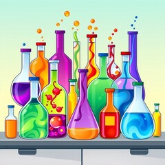 laboratory glassware and test tubes