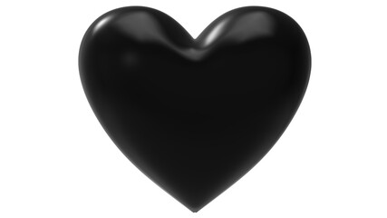 Black heart PNG