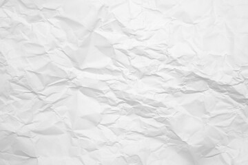 White Paper Texture background. Crumpled white paper abstract shape background with space paper recycle for text