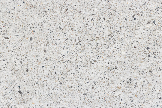 Cement  wall and floor background with exposed aggregate finish texture - Powered by Adobe