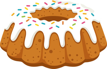 Simple Bundt Cake Icon