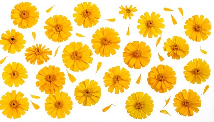 Radiant Yellow Flowers Pattern