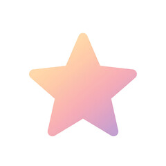 Pastel Star Soft, Dreamy, and Whimsical Star Illustration