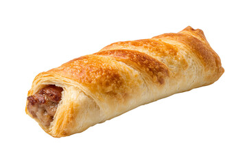 Delicious golden pastry roll stuffed with savory filling, perfect for snacks or appetizers.