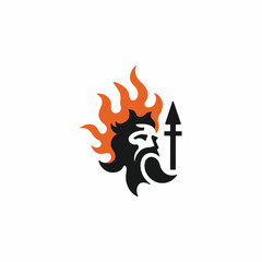 Fire god logo