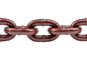 a chain with a link that is connected to it