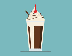 milk shake vector for design needs
