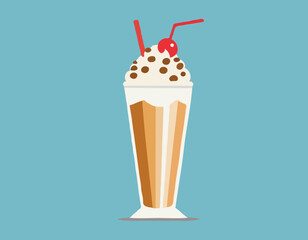 milk shake vector for design needs