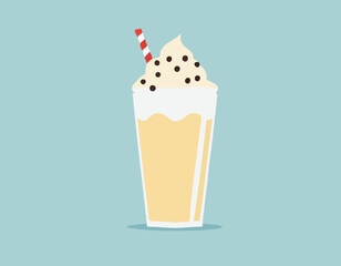 milk shake vector for design needs