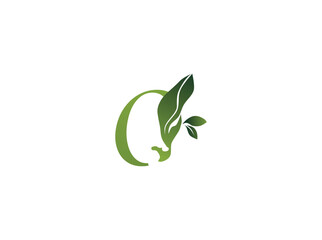 Modern agriculture logo design featuring a cow and plant elements, symbolizing sustainable farming and organic agriculture. Elegant and trendy minimalist style, perfect for farm business,O