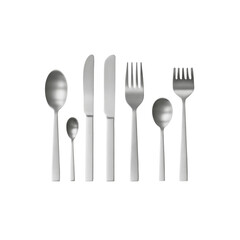 Modern Stainless Steel Cutlery Set - Elegant Tableware for Dining