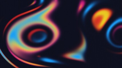Abstract Wallpaper Design - Psychedelic Fluid Neon Background