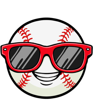 vector illustration of a ball baseball