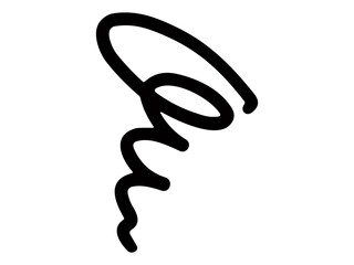 困ったときに使うくるくるマークのイラスト