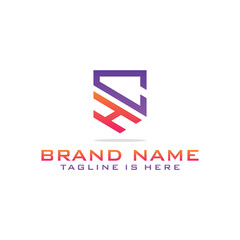 Fototapeta premium H C initial letter logo design