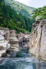 寝覚の床（長野県木曽郡上松町）