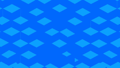 Blue Diamond Pattern Background.