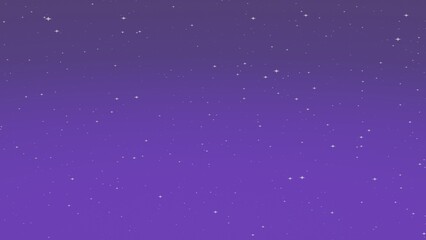 A mystical gradient sky with scattered white stars, transitioning from deep violet to bright purple. This magical backdrop is perfect for fantasy or cosmic themes.