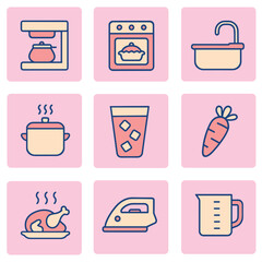 Kitchen Icons Illustration