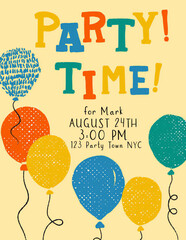 It is Party Time Let us celebrate with Mark on August 24th at 300 PM at 123 Party Town NYC	