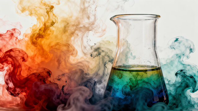 Ingredient blending and experimentation during the development of beauty and skincare products, display of skincare product development process, and promotion of ingredient innovation.
