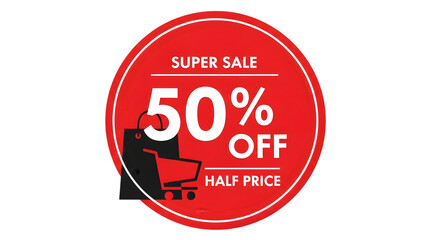 Mega savings now on! Super sale offers 50 percent off for a limited time only on select items