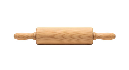 rolling pin isolated on white