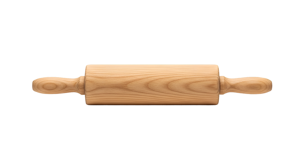 rolling pin isolated on white