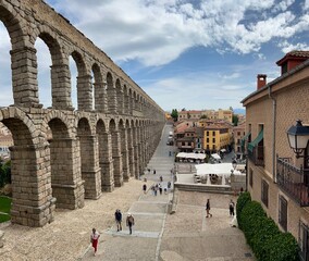 roman forum in Segovia, Spain , UNESCO 