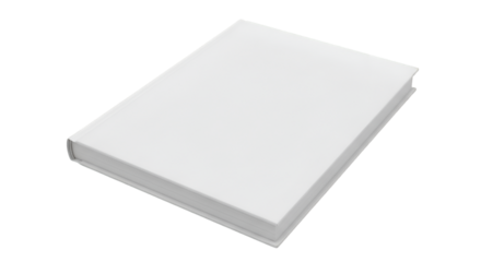 blank book isolated on white