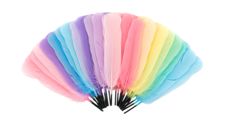 rainbow colored paper