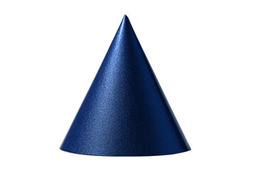 Fototapeta premium a blue party hat with a metallic finish