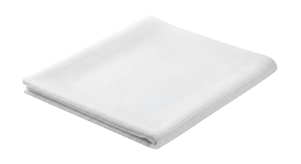 white towel isolated on white background