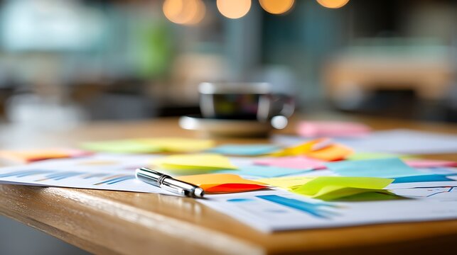 Creative workspace engagement setup modern office visual content collaborative environment close-up view business strategy