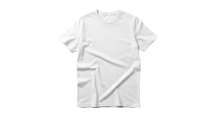 white shirt isolated on white background