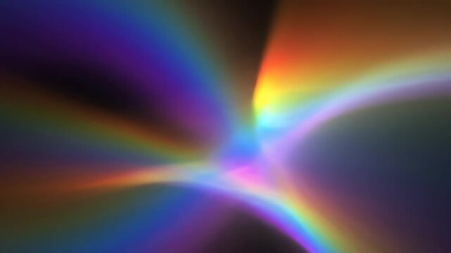 Vibrant Rainbow Light Rays Pulsing and Shifting, a Seamlessly Looping Abstract Video Background luminous, motiongraphic, webdesign
