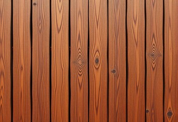 Fototapeta premium Seamless vertical wood plank texture, uniform brown tone, texture, wooden background