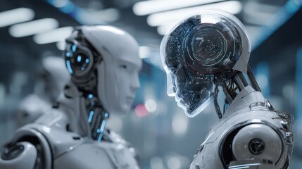 Fototapeta premium Robots technology