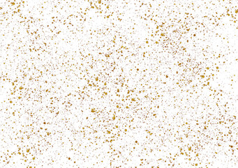 Christmas dust explosion shimmering overlay, luxury gold dust particles glitter on transparent background 