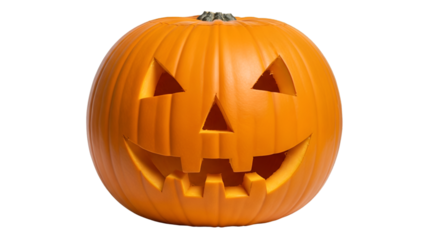 halloween pumpkin isolated on white