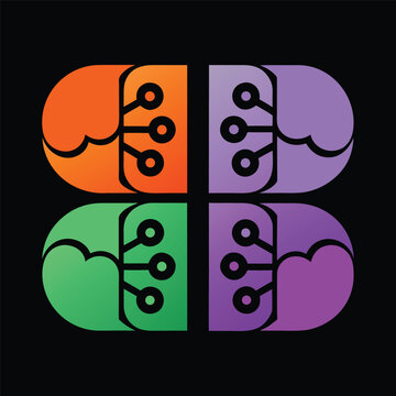 Cloud Computing Logo with Letter O