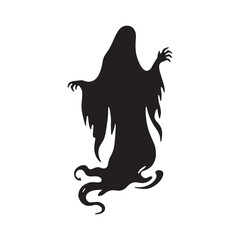 Ghost vector illustration on a white background.Simple design,perfect for various uses