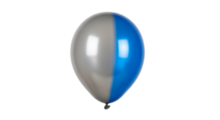 blue balloon isolated on white