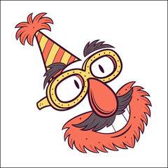 fools day comic mask