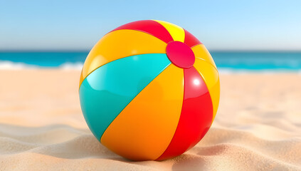 Obraz premium Beach Ball Emoji