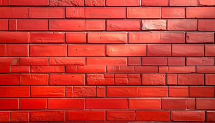 Obraz premium Red Brick Wall Texture Background