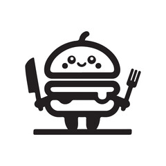 Kawaii vector illustration on a white background.Simple design,perfect for various uses.
